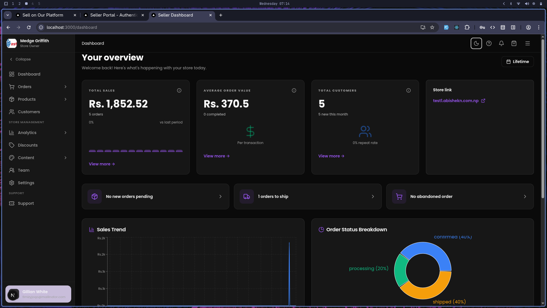 Multi-Tenant E-Commerce Platform preview